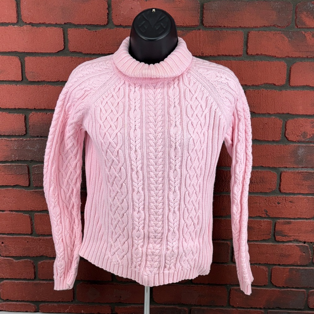 Valerie Stevens Sweater Womans Small Petite Cable Knit